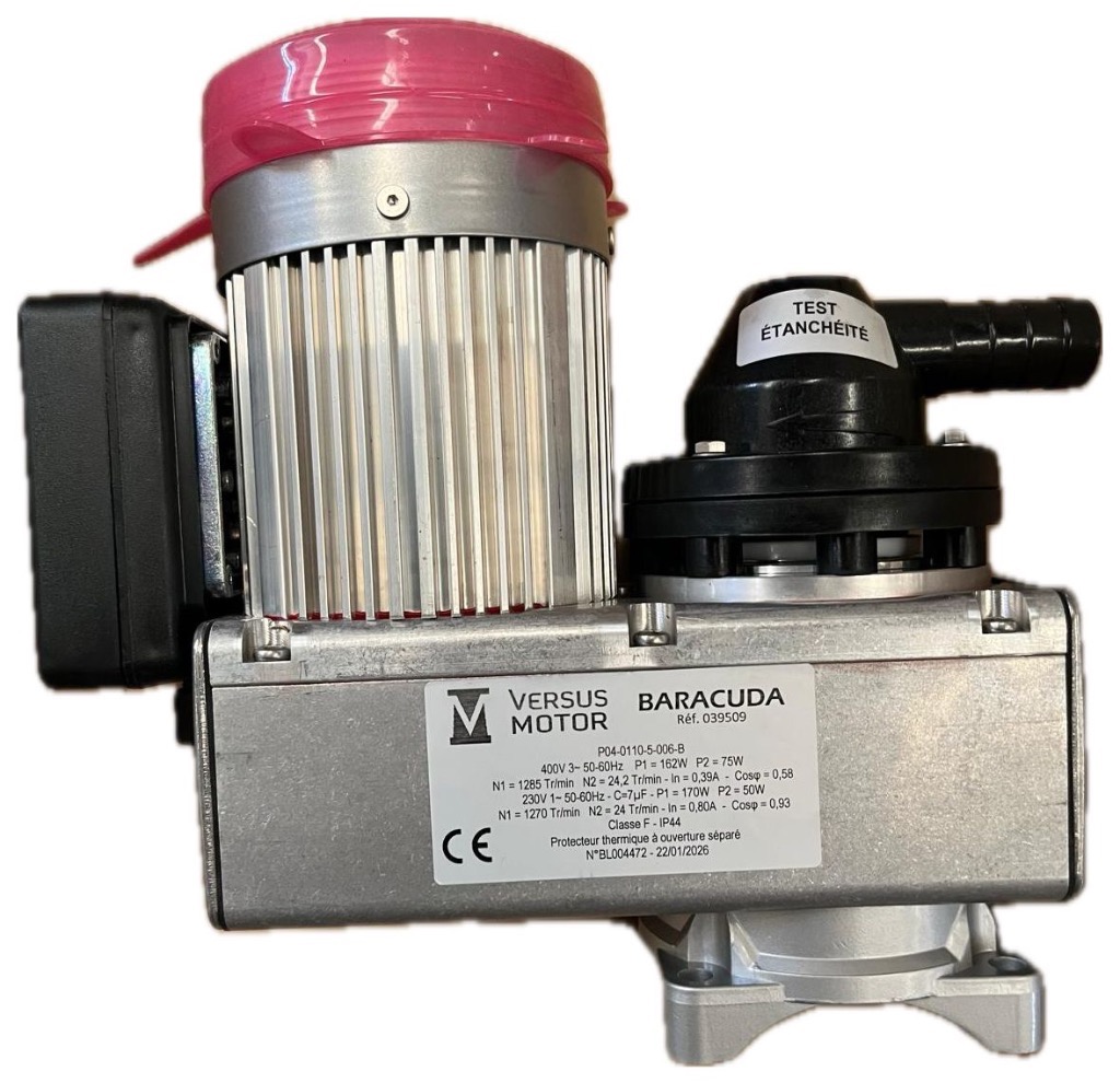 039509 BARACUDA MONO 230V/TRI 400V 25-30RPM 50-60Hz